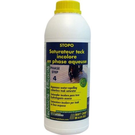 Saturateur pour teck en phase aqueuse - MATT CHEM - 1 l (1/2)