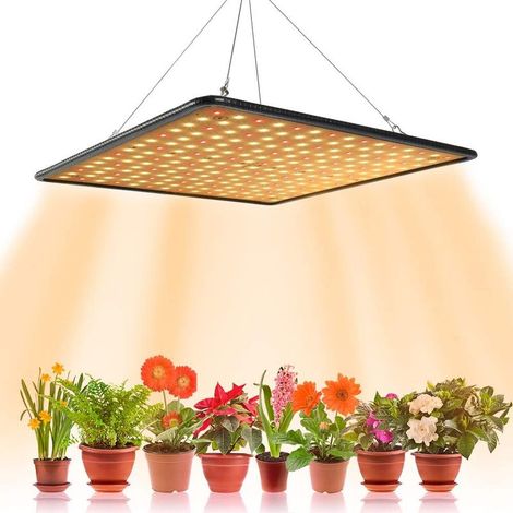 Luces LED de cultivo de 1000 W para jardinería, floración y crecimiento, luces de cultivo de interior, luces de cultivo hidropónico con ganchos, luces de germinación y crecimiento (rojo + blanco) (1/5)