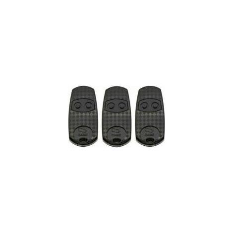 433,92-MHz-Fernbedienung – 3er-Pack TOP432EV, kompatibel mit CAME-Empfängern – Abmessungen: 68 x 12 x 32 mm, 2 Tasten (1/5)
