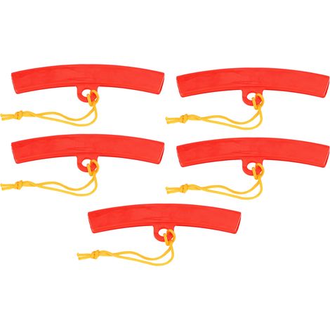 Set mit 5 roten Gummi-Felgenschonern für Reifenmontiermaschinen, Felgenkantenschutz, Reifenmontagewerkzeug (1/5)