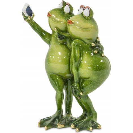 Froschfigur Selfie Froschfreunde Foto (1/5)