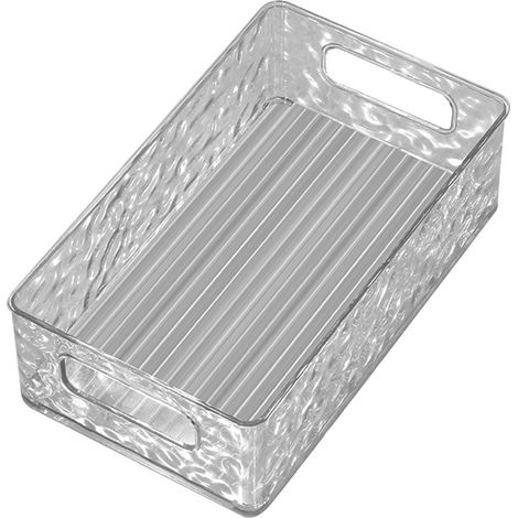 Organiseur de bureau rectangulaire à motif glacier, grande capacité, boîte de rangement multifonctionnelle (1/5)