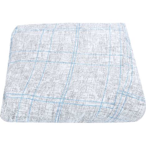 Housse canapé élastique gris 2 places, protège-meuble en tissu extensible pour salon, housse de canapé antidérapante. (1/5)