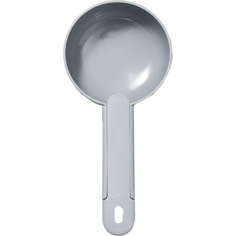 1 cuillère doseuse, manche long ergonomique, pour croquettes chiens chats lapins, aliments secs ou humides, farine et riz (1/5)