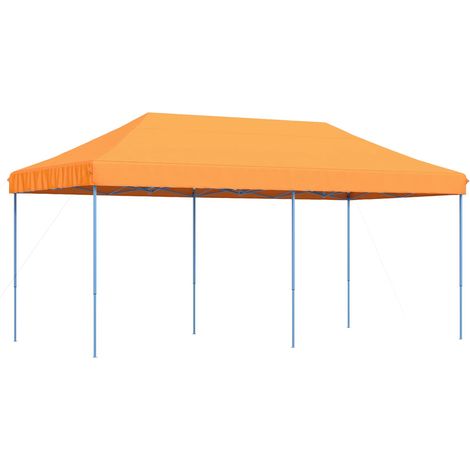 Party Tent Folding Orange 292 x 580 x 315 cm Oxford Fabric vidaXL