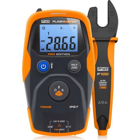 MULTIMÈTRE 0669INTELLIGENT TRMS PINCE MAXILLAIRE OUVERTE 100ACC/CAHT-INSTRUMENTSFLASMETER PRO 1010601