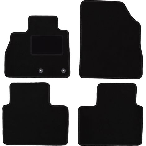 Tappetini in velluto nero per: Renault Scenic IV minivan (2016-) (1/5)