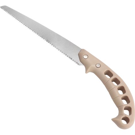 Scie d'élagage manuelle multifonctionnelle et portable pour arbres fruitiers, travail du bois, jardinage et terrasse (1/5)