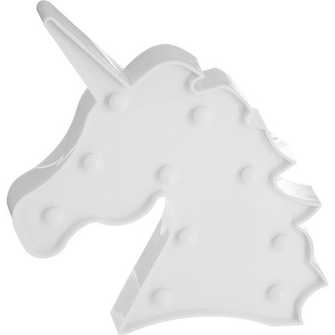 Tête de licorne LED blanc (1/2)