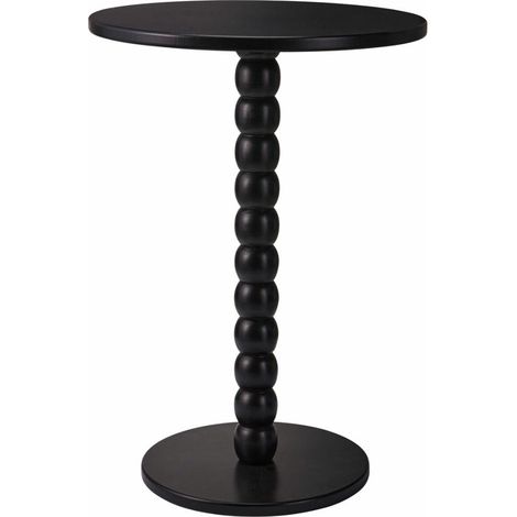 Tavolino decorativo nero 35xh50 cm (1/3)