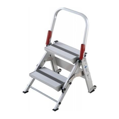 Taburete profesional aluminio (2 peldaños) GIERRE