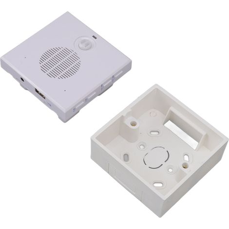 Sonnette de porte à détecteur de mouvement infrarouge, volume réglable, alarme d'allée pour banque, entrepôt et entreprise, 220 V