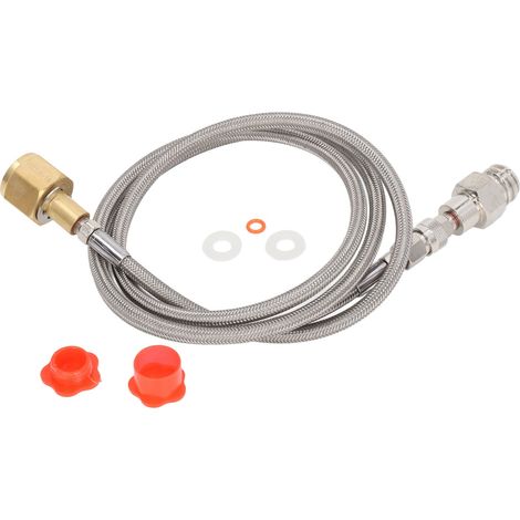 Adaptateur de recharge de soude 1500PSI, cylindre de CO2 antirouille, connecteur de réservoir de remplissage de cartouche W21.8-14 à TR21-4 (1/5)
