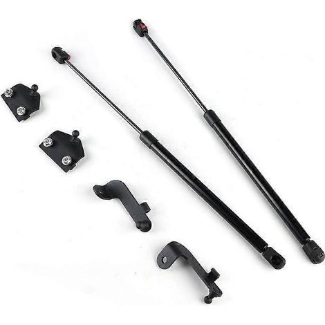 Vérins de capot pour Jeep Wrangler JL 2018-2024 et Gladiator JT 2020-2024 - Kit de vérins de capot avant à ouverture rapide (1/5)