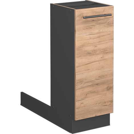 Isla de cocina Fame-Line, Roble dorado, 30 cm sin encimera, Vicco
