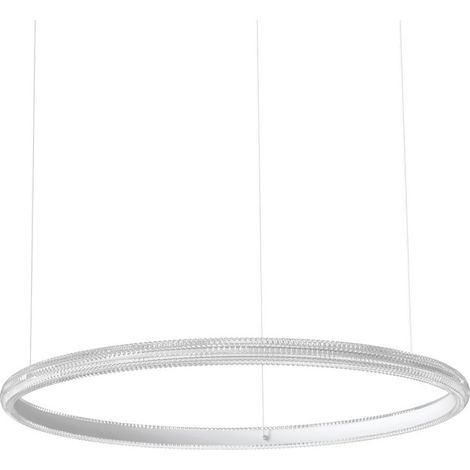 Ideal Lux MIRACLE 80cm LED Integrierte LED-Pendelleuchte Deckenleuchte Weiß 3000K