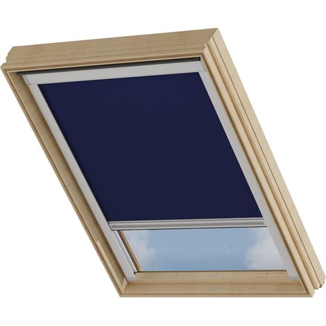 Cocoon Dachfensterrollo, Verdunklungsrollo - Dunkelblau - Kompatibel mit VELUX - UK06