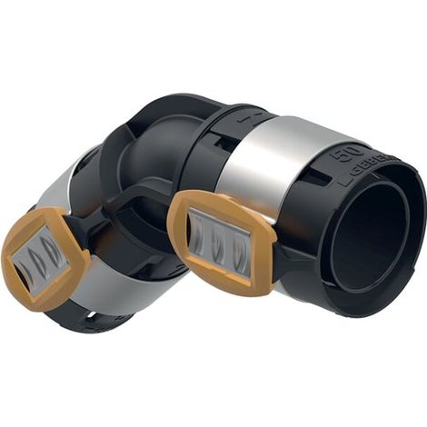 Geberit 620067001 coude FlowFit 45°, PPSU, Ø75 (1/3)