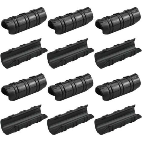 Confezione da 12 clip da 25 mm per serre da giardino, resistenti alle alte temperature, durevoli e facili da usare, ideali per fissare striscioni, tubi e teli per serre.