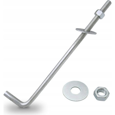 Anclaje para placas de pared en L, tipo tubo - galvanizado 14x450 (1/5)