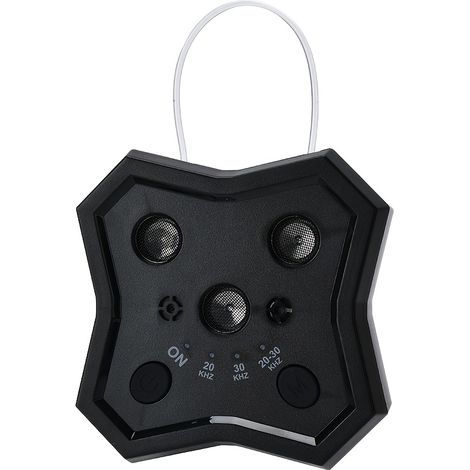 Dispositivo Ultrasónico Antiladridos, 3 Modos de Frecuencia y Recargable por USB, Impermeable IPX4 para Interior y Exterior – Ideal para Jardín y Hogar (1/5)