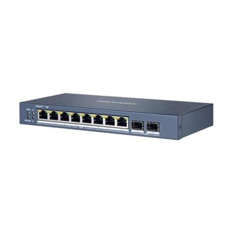 Hikvision DS-3E1510P-EI/M (B) Switch 8xGb PoE 2xGb