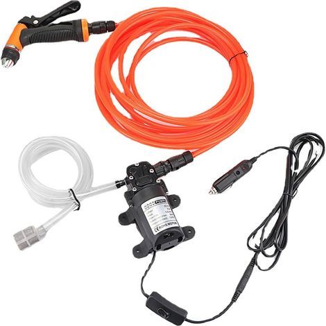 Car wash, 12v water pump, high-pressure cleaner, mini portable self-priming electric washer, car accessories (1/4)