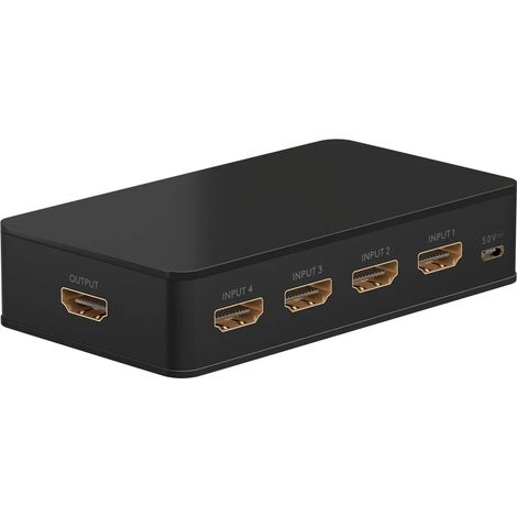 Selettore Hdmi 2.0 4k@60hz 4x1 Goobay 58489