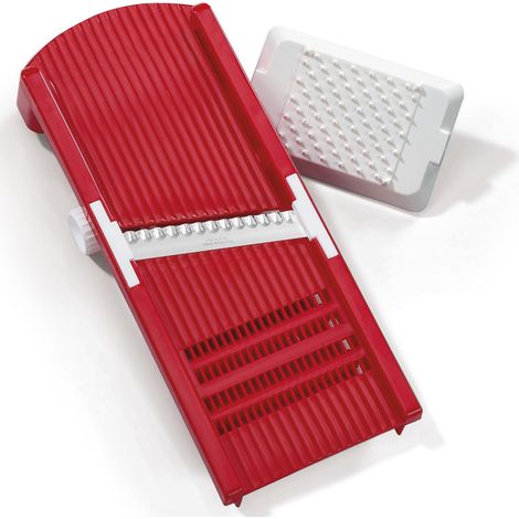 Affettatrice regolabile Rigamonti Super 7 per julienne e taglio ondulato (1/5)
