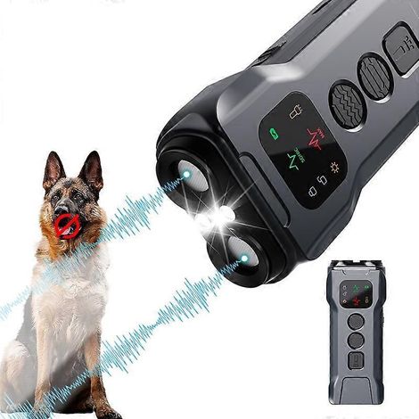 P9 Hundebellabwehrgerät: Intelligentes Ultraschall-Antibellgerät mit LED-Leuchten, wiederaufladbar