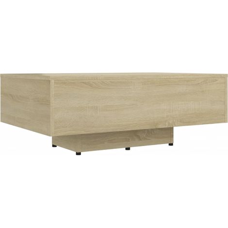 Coffee Table Sonoma Oak 85x55x31 cm Engineered Wood vidaXL