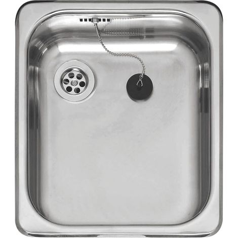 ReginoxEinbauspüle R18 3530 OSK Edelstahl Spülbecken für 400mm Unterschrank, 350x398mm - hochwertiges Spülbecken für die Küche (1/5)