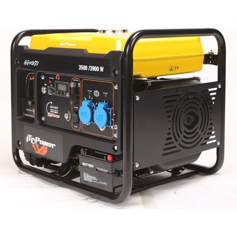 Groupe électrogène Inverter 3900W – Moteur 4 temps OHV 223cc – Démarrage électrique – Autonomie 7h – 2 prises 230V – Kompak (1/5)