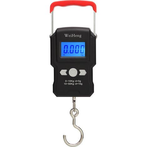 Balanza electrónica portátil de mano WH-A23L Express de 50 kg (se envía sin batería). (1/5)