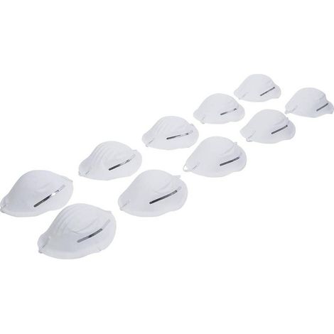 Masques Hygiéniques 10 pcs - Protection Respiratoire Essentielle - Confort et Sécurité - D-Work (1/5)