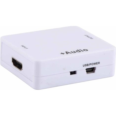 Convertisseur audio HDMI vers HDMI multifonction en ABS (blanc) (1/5)