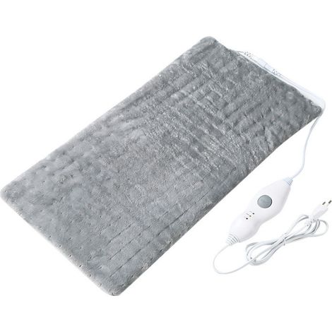Couverture Chauffante, 30 X 60CM Plaid Chauffant pour Dos Cou épaule, Lavable Hiver Electric Blanket, Protection Contre la Surchauffe (1/4)