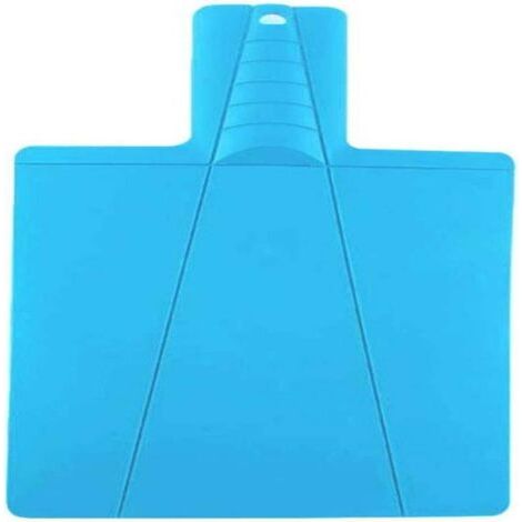 Planche à découper pliante en plastique, planche à découper pour la préparation des aliments, 38 x 21,6 cm, surface antidérapante, passe au lave-vaisselle (1/5)