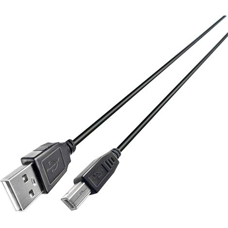 Câble de connexion USB GRUNDIG, 2.0, 2 m, USB-A / USB-B (1/4)
