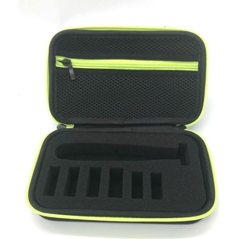 Étui pour Philips Philips OneBlade Pro Housse. EVA Coque Voyage Rigide avec éponge Sac de Rangement per One Blade(version maille noire) (1/5)