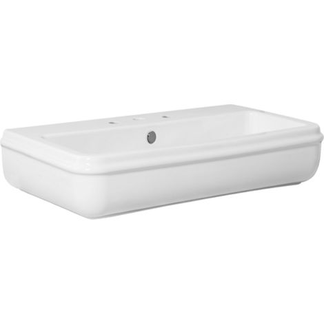 Lavabo Charme sospeso/appoggio cm. 90x46 tre fori in ceramica