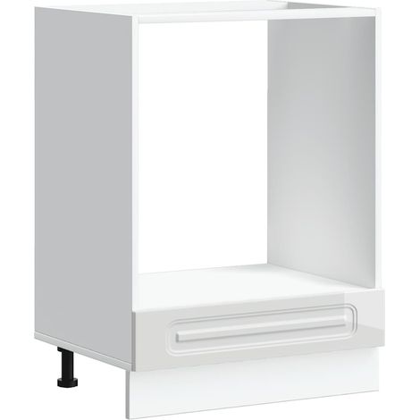 Maison Exclusive - Armadio per Forno Kalmar Bianco Lucido in Legno Multistrato