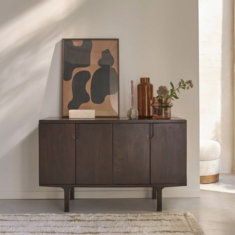 Buffet en manguier massif 120 cm (1/5)