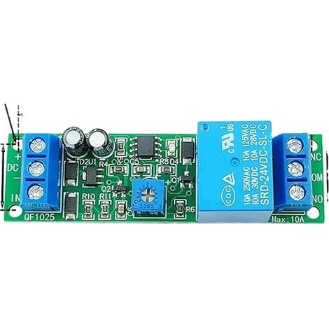 Module relais temporisé 3V 5V 12V 24V monostable, déclenchement (1/5)