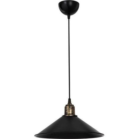 Lámpara colgante negra 62H cm - Bluc (1/4)