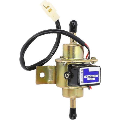 EP500 0 DC 12V Elektrische Kraftstoffpumpe, Niederdruckmotor, Benzin, Diesel, Elektronische Ersatzpumpe kompatibel mit Cub Cadet (1/4)