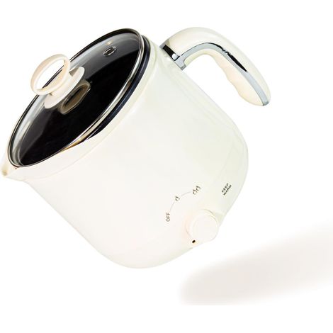 Fondeur de Cire Pour Fabrication Bougie,1,8L éLectrique Appareil a Cire avec Bec Verseur et Interrupteur Rotatif,Pour Adultes avec RevêTement AntiadhéSif- Prise UE (1/5)