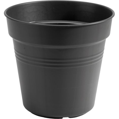 Elho Pflanztopf Green Basics Ø 17 x 16 cm schwarz Kunststofftöpfe (1/2)