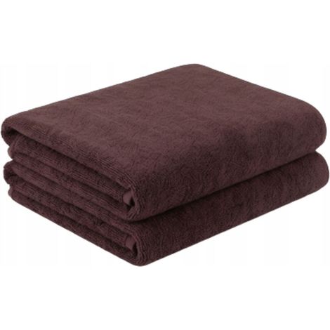 Badetuch, Baumwolle, Hotel-Spa, braun, dick, groß, saugfähig, 100 x 150 (1/5)