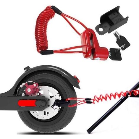 Chiusura di sicurezza Alogy per ruote di scooter/biciclette/moto. (1/5)